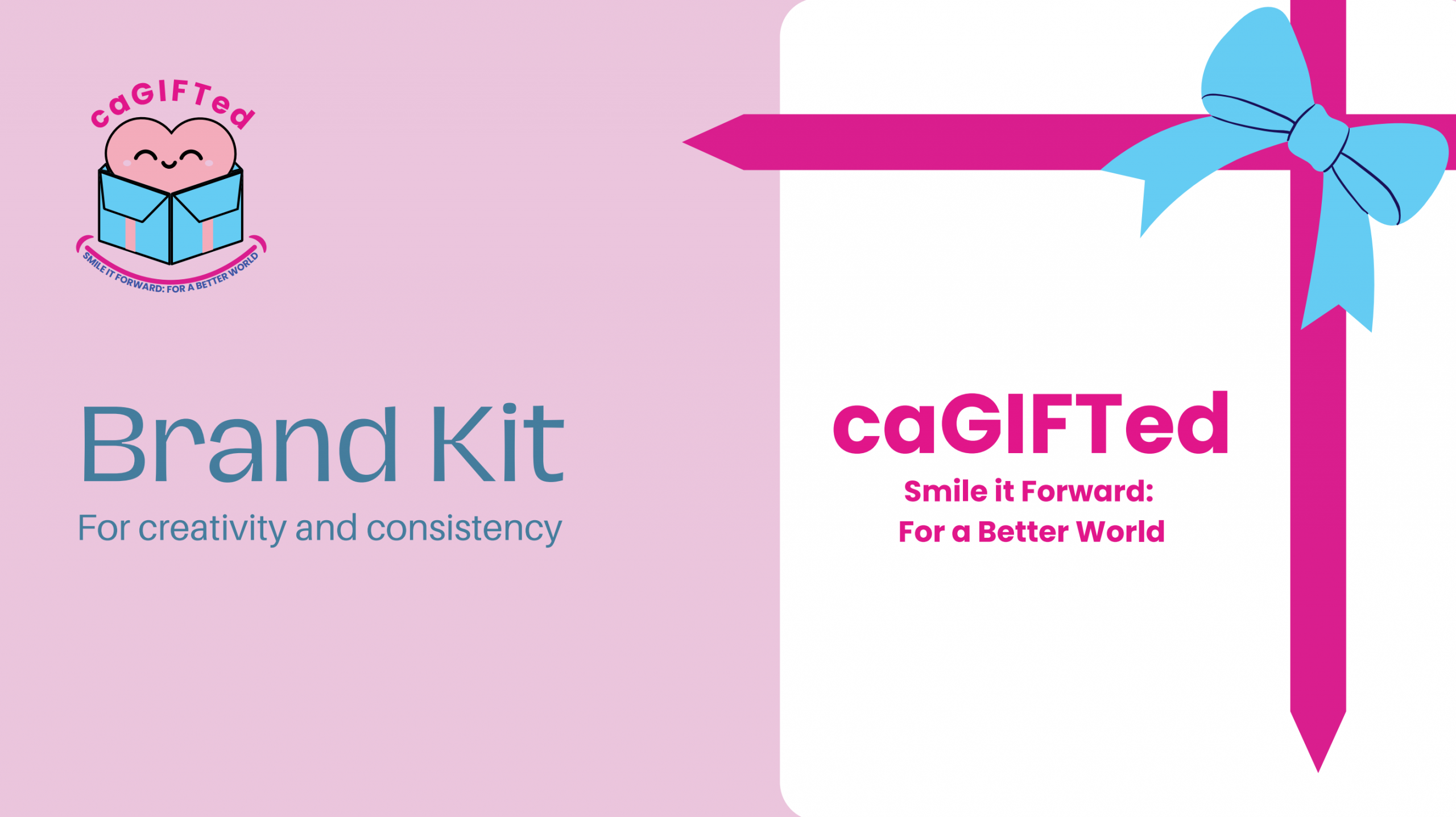 Home caGifted logo displayed on homepage